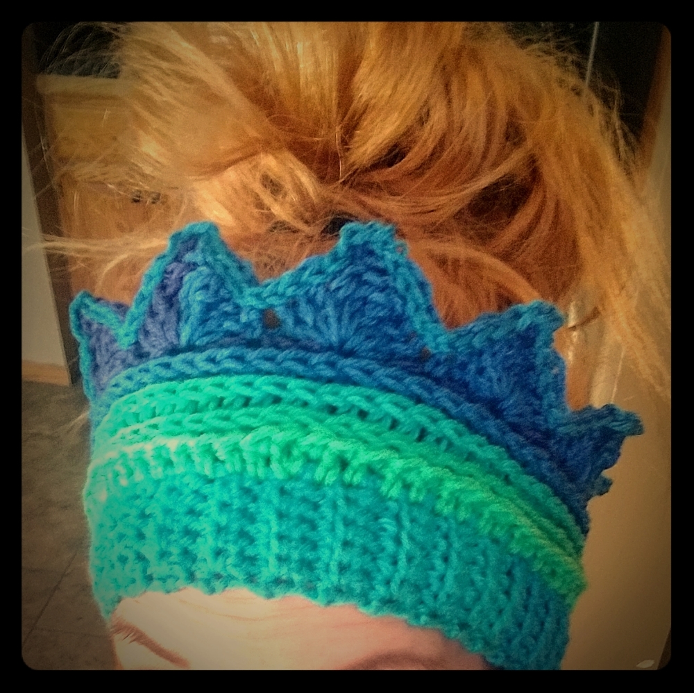 Handmade Crown ear warmer
